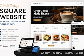 design square website square online store square pos