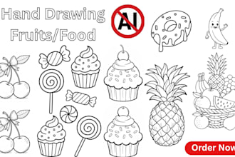 draw bold and easy coloring book pages for kids and adults