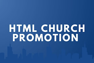 do html church promotion