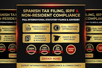 handle your spanish tax filing, irpf, and non resident compliance