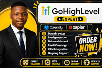 setup gohighlevel facebook ads pipedrive calendly twilio zapier automation