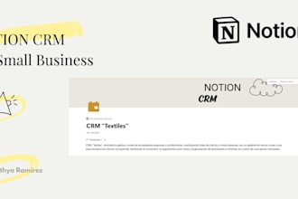 desing a custom notion CRM for your business