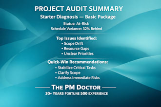 diagnose your failing project