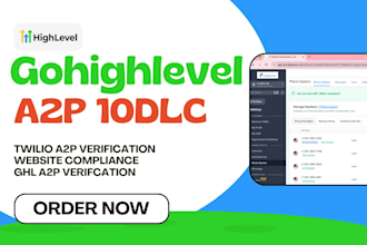 do gohighlevel a2p 10dlc expert ghl a2p 10dlc approval twilio a2p sms compliance