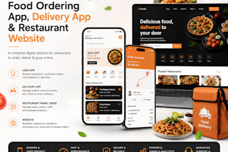 develop a professional food ordering app and restaurant website delivery