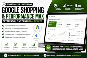 optimize google shopping and performance max campaigns