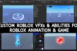 create eye catching roblox vfx, visual effects, abilities for your roblox game