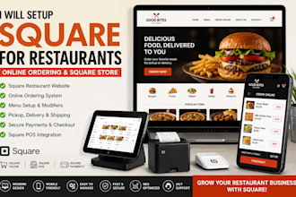 setup square for restaurant online ordering square store
