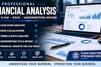 analyze business financials cash flow and dscr