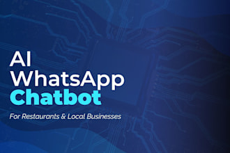 build an ai whatsapp chatbot for your restaurant or local business using