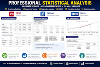 statistical analysis and interpretation