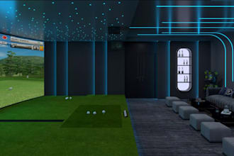 construct vr meta quest golf course,3dlayout,equesterian,polo sport arena render