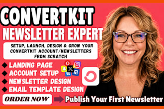 setup convertkit email sequence convertkit landing page convertkit automation