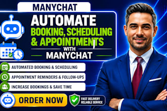 manychat appointment bot, booking automation, scheduling flow setup