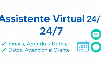 asistente virtual bilingüe para email y agenda 24 7