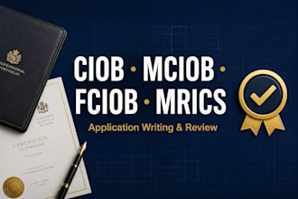write and review your ciob, mciob, fciob and mrics application