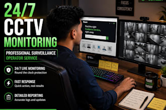 provide remote cctv monitoring and setup services