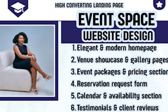event space website event booking website party venue website banquet hall