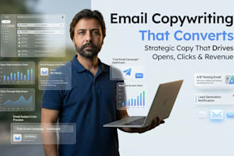 be your email copywriter for a high converting cold email sequence