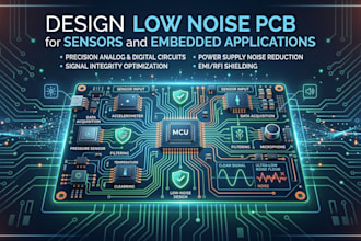 design low noise pcb for sensors and embedded applications