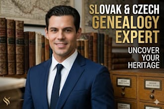 do expert genealogy research of your slovak and czech ancestors