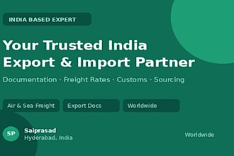 be your trusted india export import trade partner