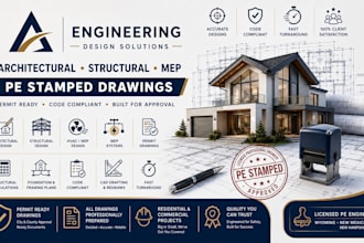 architectural and structural plan mep pe engineer stamp in wyoming new mexico nh