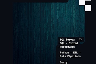 fix, optimize, or write sql server queries and stored procedures
