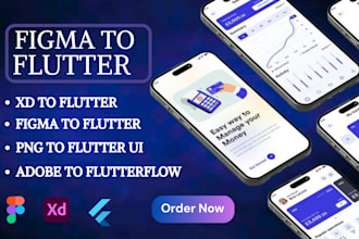 convert figma UI to flutterflow mobile app