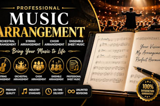 create orchestral and string arrangements that elevate your music