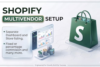 build premium shopify multi vendor marketplace like etsy