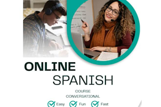 teach conversational spanish for personal or travelling