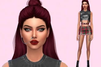 make custom sims 4 cc characters for you