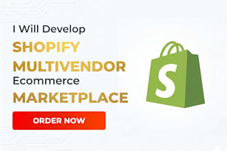 design high converting shopify multi vendor store