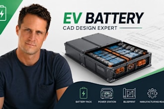 ev battery cad, lithium battery blueprint, power station cad expert pro