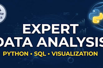 do python data analysis manipulation and sql visualization