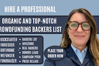 provide real crowdfunding investors and backers leads