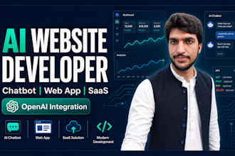 develop ai chatbot, ai website, ai web app, and custom ai software