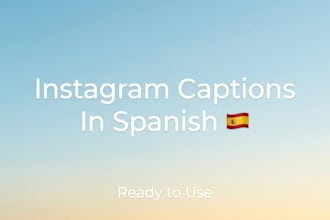 write engaging instagram captions in spanish