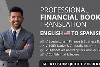 translate your business and finance book from english to spanish