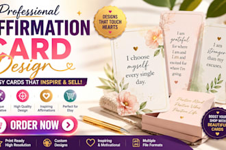 design christian affrimation motivational etsy card affirmation tarlot cards
