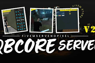 create, setup and fix your esx and qbcore server for you