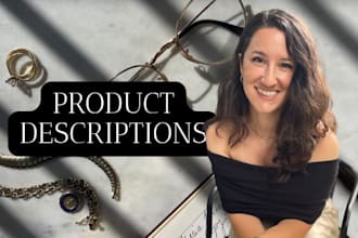 write fashion and jewelry product descriptions that sell