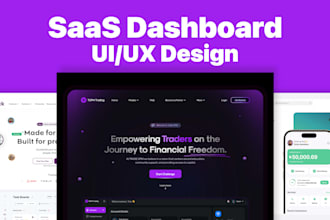 design saas UI UX, dashboard and admin panel in figma