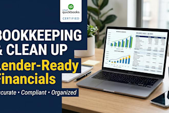 clean up quickbooks bookkeeping and prepare financial statements