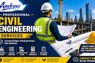 design professional civil engineering plans and structural drawings