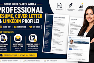 write ats resume CV and linkedin profile