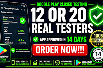 do 12 testers closed testing google play console for 14 days app approval