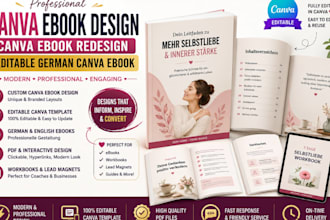 canva ebook design canva ebook redesign canva ebook editable german canva ebook