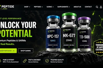 fda compliant peptide website supplement sarms store peptide woocommerce website